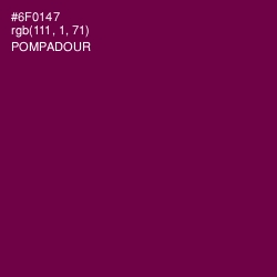 #6F0147 - Pompadour Color Image