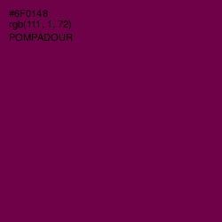 #6F0148 - Pompadour Color Image