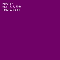 #6F0167 - Pompadour Color Image