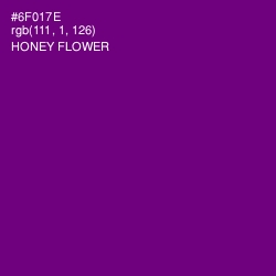 #6F017E - Honey Flower Color Image