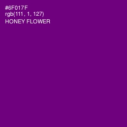#6F017F - Honey Flower Color Image