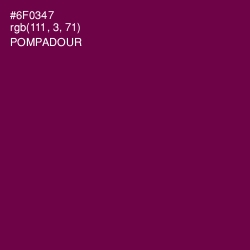 #6F0347 - Pompadour Color Image