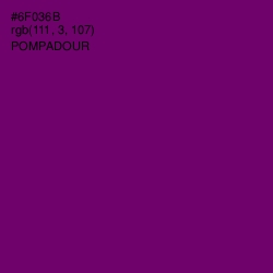 #6F036B - Pompadour Color Image