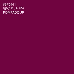 #6F0441 - Pompadour Color Image
