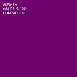 #6F046A - Pompadour Color Image