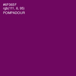 #6F065F - Pompadour Color Image