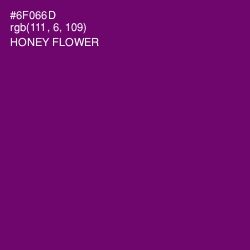 #6F066D - Honey Flower Color Image