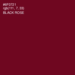 #6F0721 - Black Rose Color Image