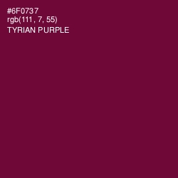 #6F0737 - Tyrian Purple Color Image