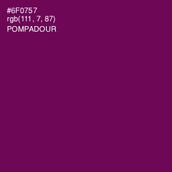 #6F0757 - Pompadour Color Image