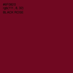 #6F0820 - Black Rose Color Image