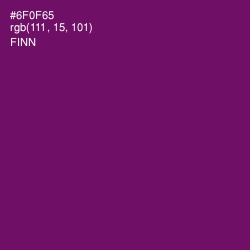 #6F0F65 - Finn Color Image