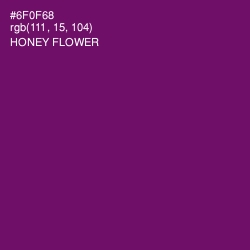 #6F0F68 - Honey Flower Color Image