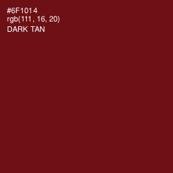 #6F1014 - Dark Tan Color Image