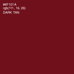 #6F101A - Dark Tan Color Image