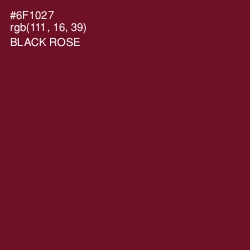 #6F1027 - Black Rose Color Image