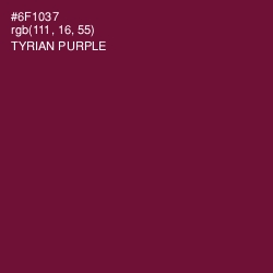 #6F1037 - Tyrian Purple Color Image