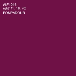 #6F1046 - Pompadour Color Image
