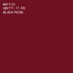 #6F1121 - Black Rose Color Image