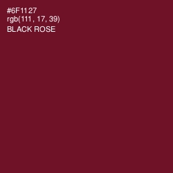 #6F1127 - Black Rose Color Image