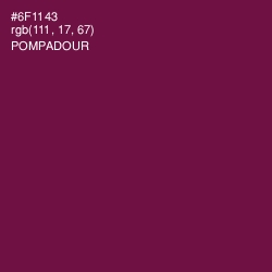 #6F1143 - Pompadour Color Image