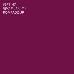 #6F1147 - Pompadour Color Image