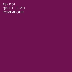 #6F1151 - Pompadour Color Image