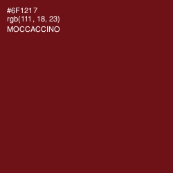 #6F1217 - Moccaccino Color Image