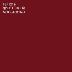 #6F1219 - Moccaccino Color Image