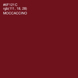 #6F121C - Moccaccino Color Image