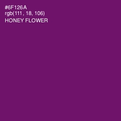 #6F126A - Honey Flower Color Image