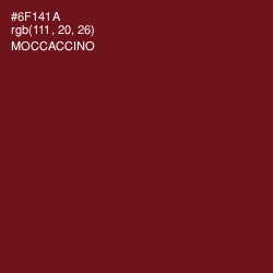 #6F141A - Moccaccino Color Image