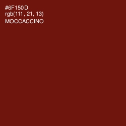 #6F150D - Moccaccino Color Image