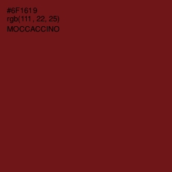 #6F1619 - Moccaccino Color Image