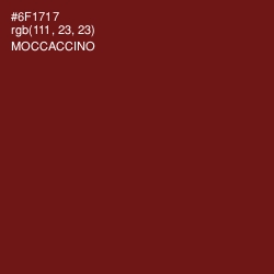 #6F1717 - Moccaccino Color Image