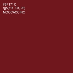 #6F171C - Moccaccino Color Image