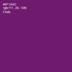 #6F1A6C - Finn Color Image