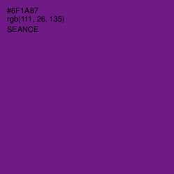 #6F1A87 - Seance Color Image