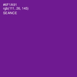 #6F1A91 - Seance Color Image