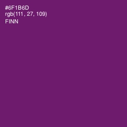 #6F1B6D - Finn Color Image