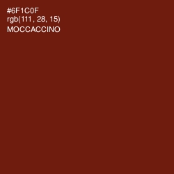 #6F1C0F - Moccaccino Color Image