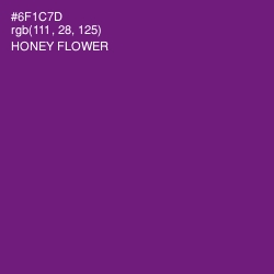 #6F1C7D - Honey Flower Color Image