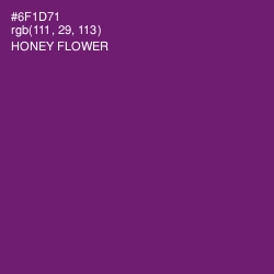 #6F1D71 - Honey Flower Color Image