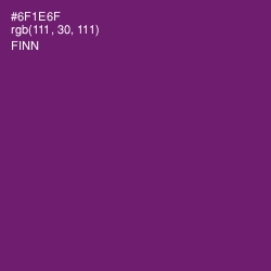 #6F1E6F - Finn Color Image