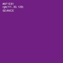 #6F1E81 - Seance Color Image
