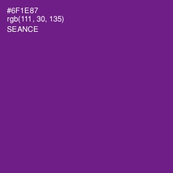 #6F1E87 - Seance Color Image