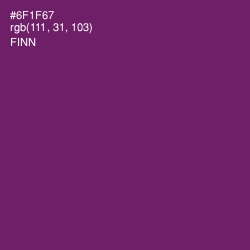 #6F1F67 - Finn Color Image