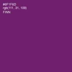 #6F1F6D - Finn Color Image