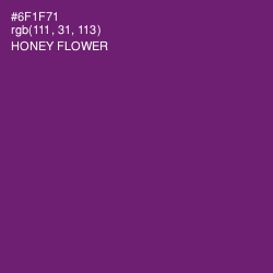 #6F1F71 - Honey Flower Color Image