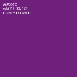 #6F207C - Honey Flower Color Image